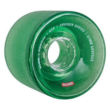 GLOBE CONICAL CRUISER WHEELS CLEAR FOREST 65mm