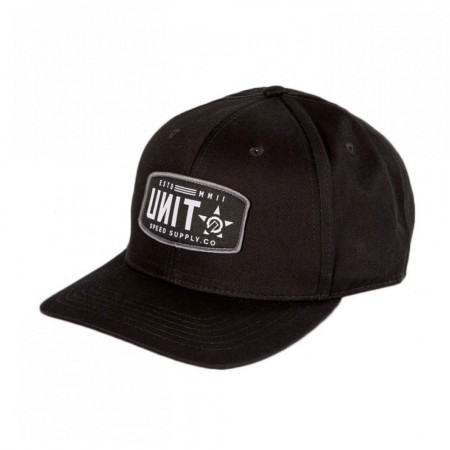 UNIT UNION SNAPBACK CAP BLACK
