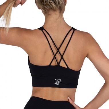 UNIT ENERGY STRAP BRA BLACK