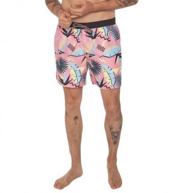 PROTEST FRANK BEACHSHORTS SILVER PINK