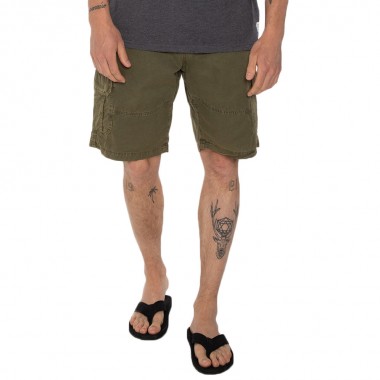 PROTEST PACKWOOD SHORTS CAMO GREEN