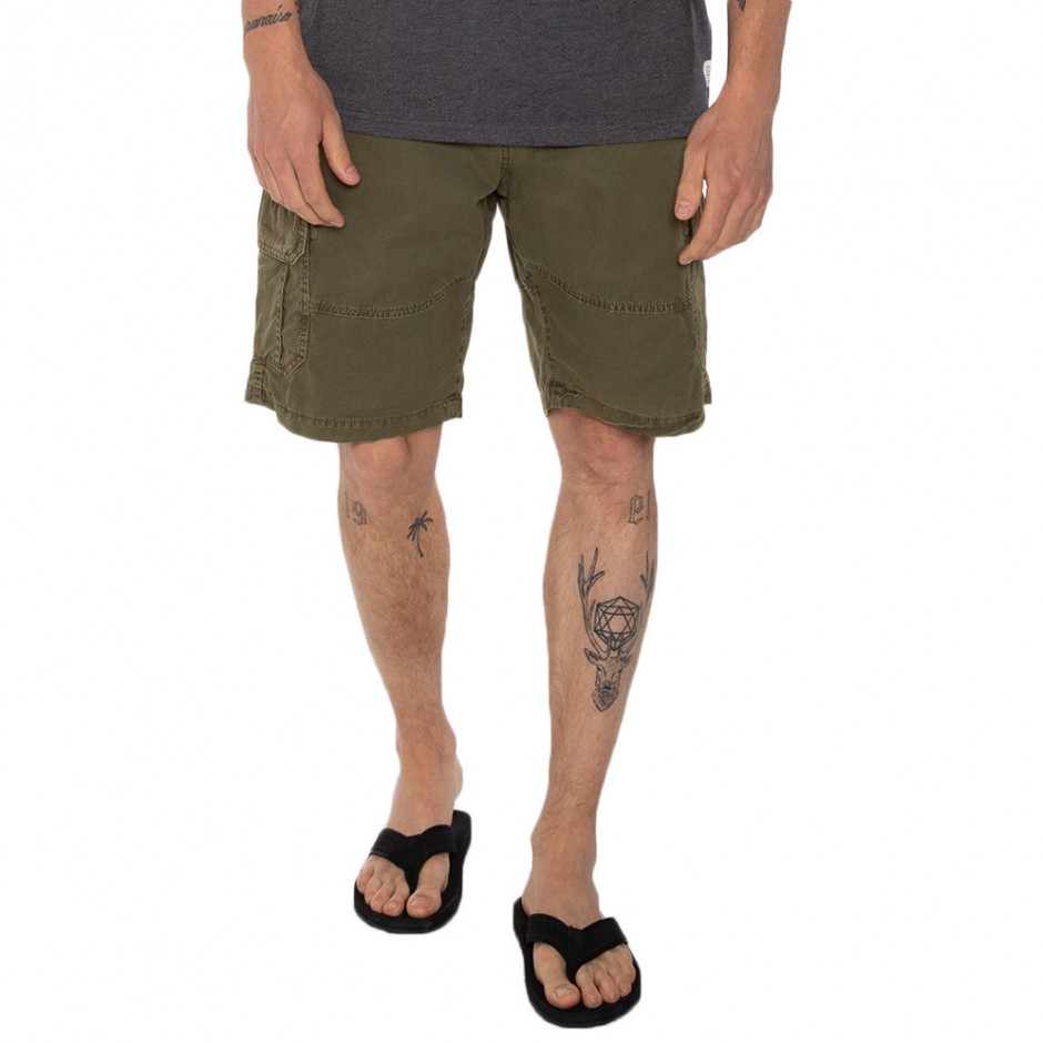 PROTEST PACKWOOD SHORTS CAMO GREEN