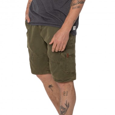 PROTEST PACKWOOD SHORTS CAMO GREEN