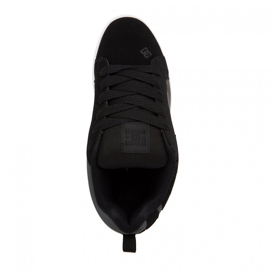 DC COURT GRAFFIK SHOES BLACK/CAMO PRINT