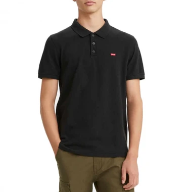LEVIS HM POLO T-SHIRT MINERAL BLACK