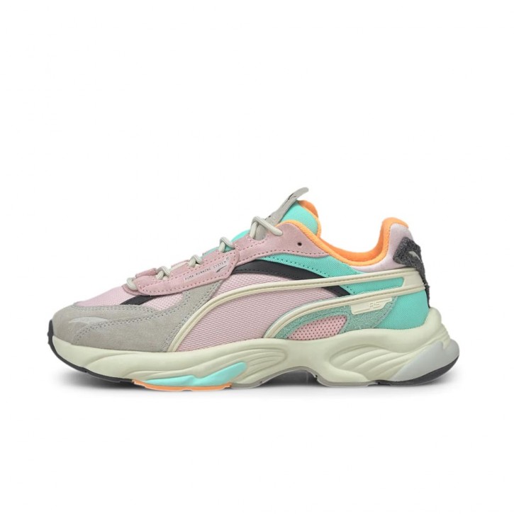 PUMA RS-CONNECT DRIP SNEAKERS GRAY/VIOLET PINK