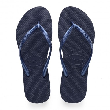 HAVAIANAS SLIM SANDALS NAVY BLUE
