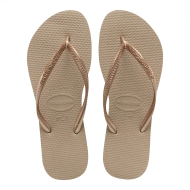 HAVAIANAS SLIM SANDALS ROSE GOLD