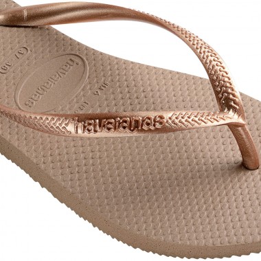 HAVAIANAS SLIM SANDALS ROSE GOLD