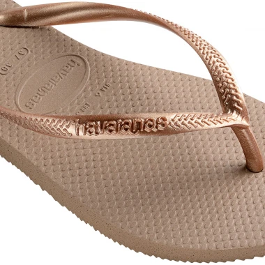 HAVAIANAS SLIM SANDALS ROSE GOLD