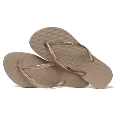 HAVAIANAS SLIM SANDALS ROSE GOLD