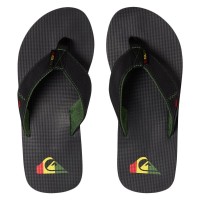 QUIKSILVER MOLOKAI ABYSS YOUTH SANDALS GREEN/BLACK/GREEN