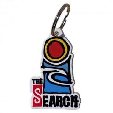 RIP CURL ICONS KEYRING WHITE