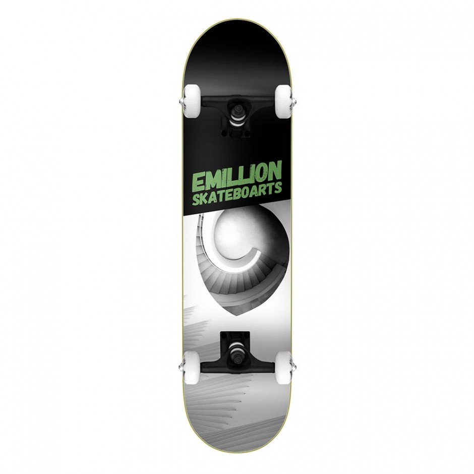 EMILLION BASIC SERIES COMPLETE SKATE GREEN 7.875