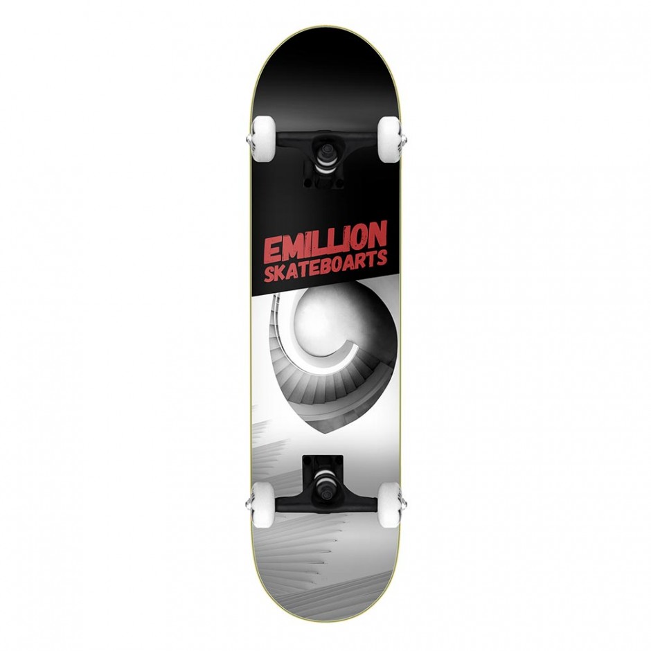 EMILLION BASIC SERIES COMPLETE SKATE RED 8.125