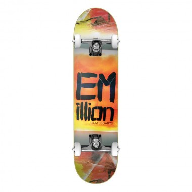 EMILLION MEDLEY SERIES COMPLETE SKATE ORANGE 8.125