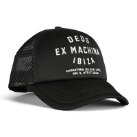 DEUS EX MACHINA IBIZA TRUCKER CAP BLACK