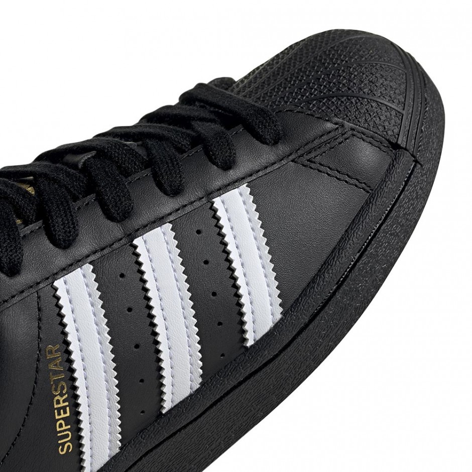 ADIDAS SUPERSTAR J SHOES CORE BLACK/FTWR WHITE/CORE BLACK