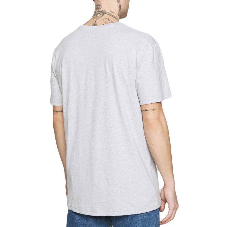 QUIKSILVER MADE OF BONES SS TEE ATHLETIC HEATHER