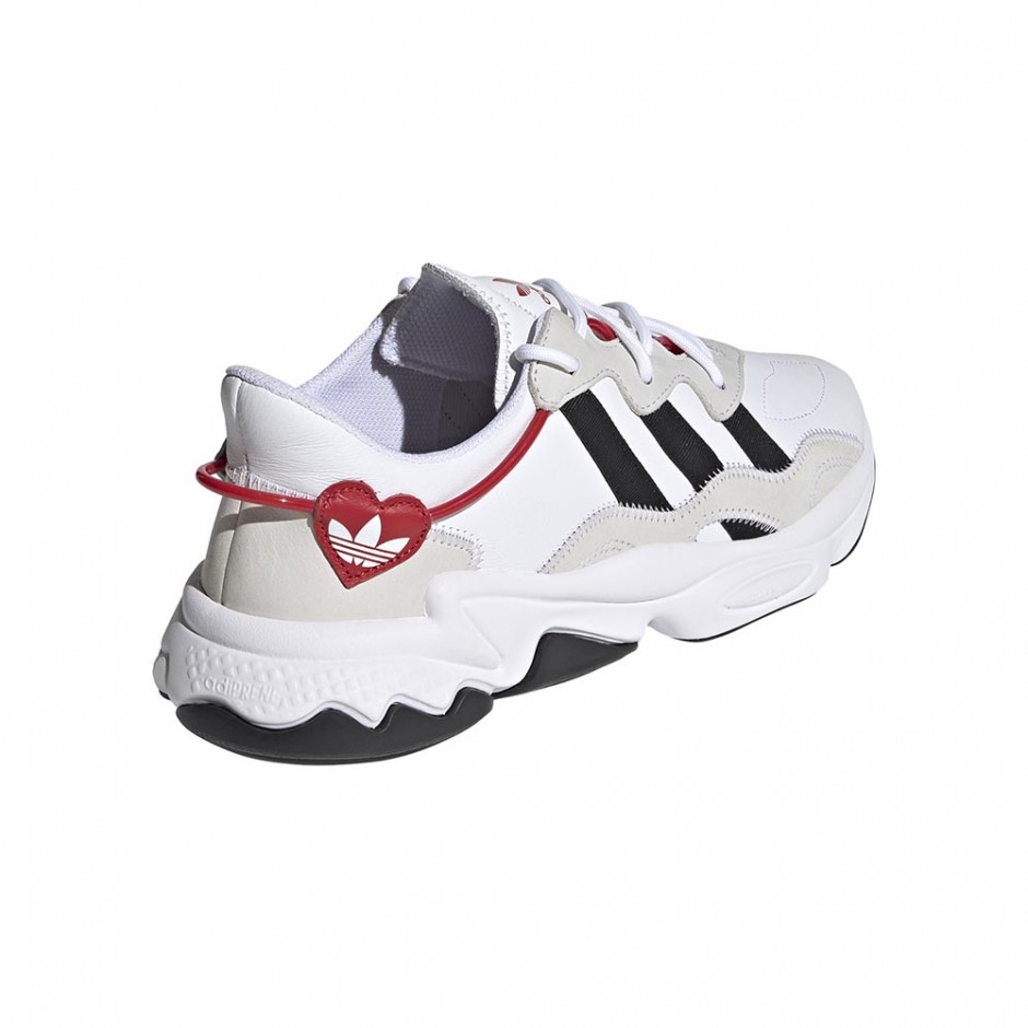 ADIDAS OZWEEGO SHOES FTWR WHITE/CORE BLACK/SCARLET