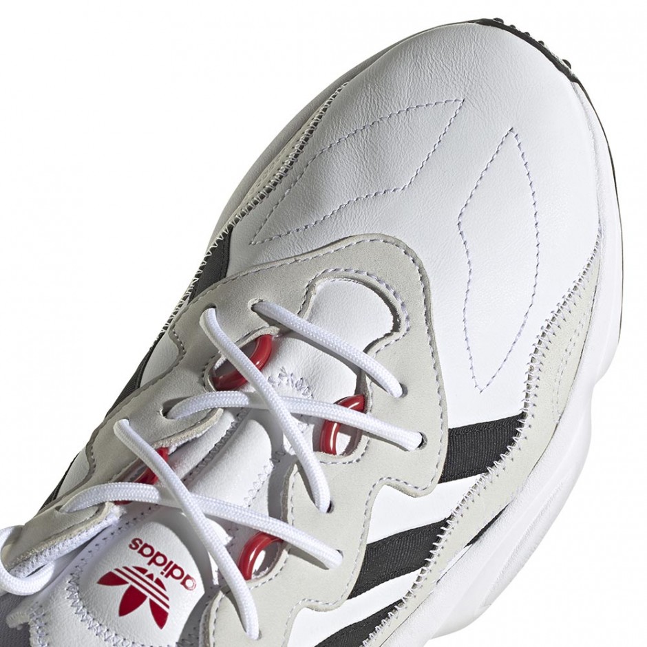 ADIDAS OZWEEGO SHOES FTWR WHITE/CORE BLACK/SCARLET