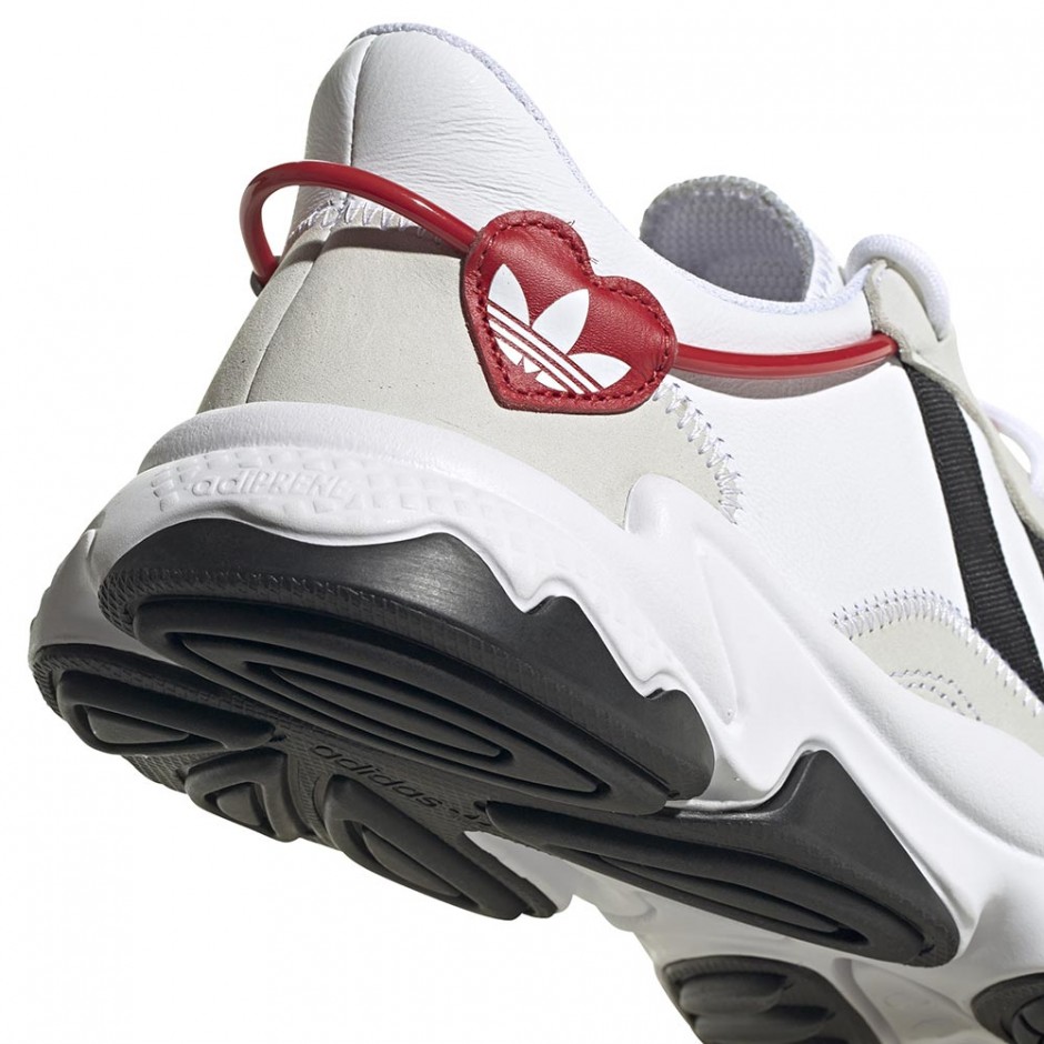 ADIDAS OZWEEGO SHOES FTWR WHITE/CORE BLACK/SCARLET