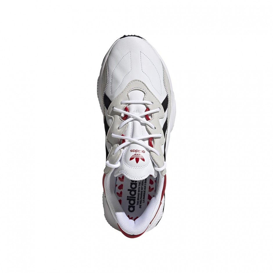 ADIDAS OZWEEGO SHOES FTWR WHITE/CORE BLACK/SCARLET
