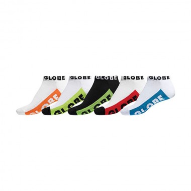 GLOBE BRIGHTS ANKLE SOCKS 5PK MULTI