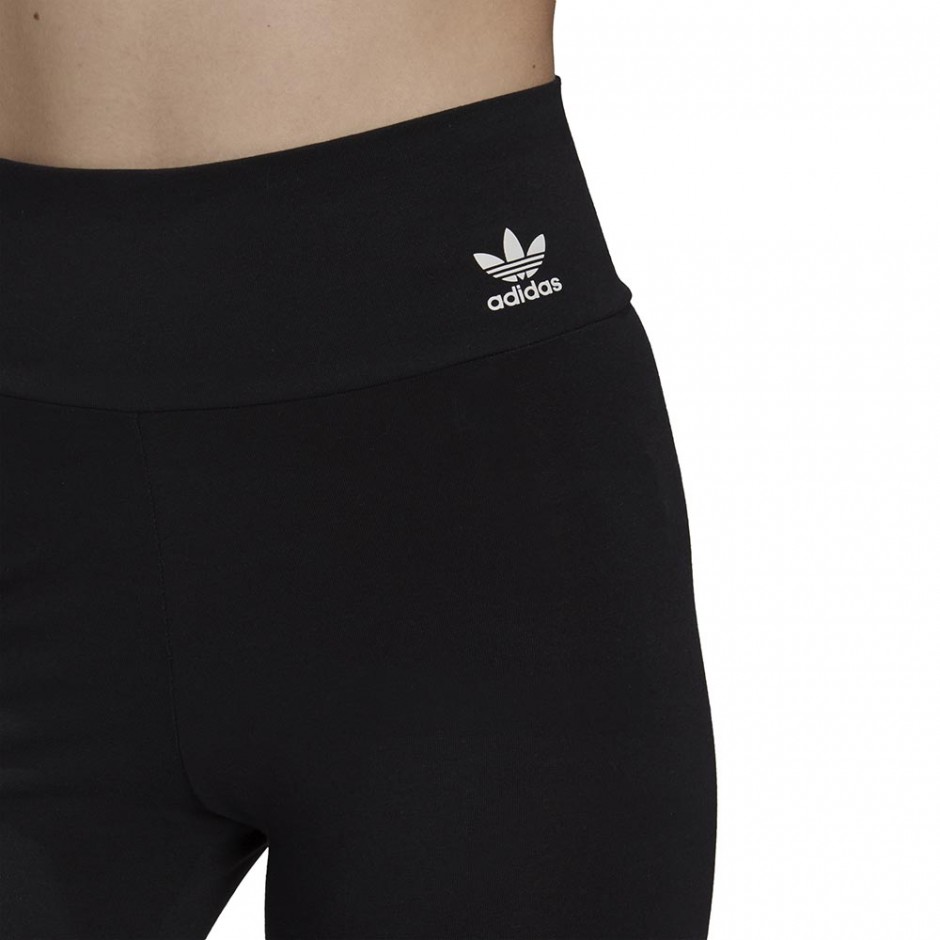 ADIDAS ADICOLOR 3D TREFOIL HIGH-WAISTED TIGHTS BLACK