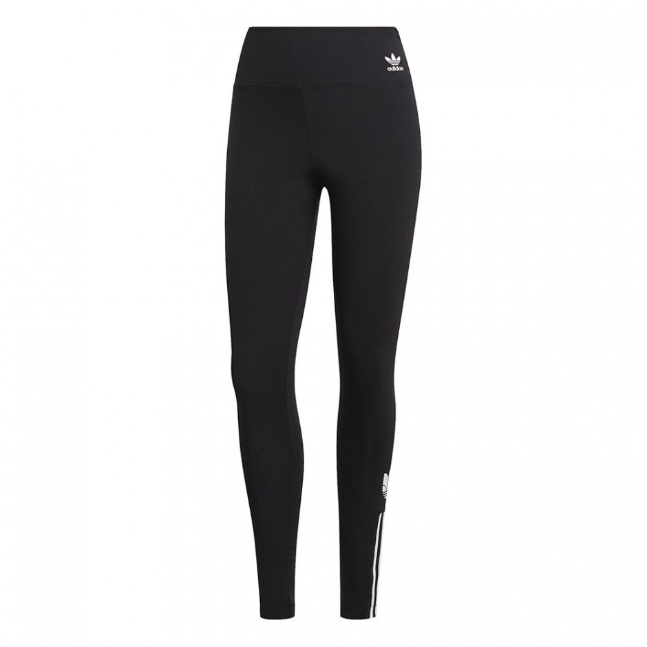 ADIDAS ADICOLOR 3D TREFOIL HIGH-WAISTED TIGHTS BLACK