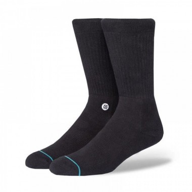 STANCE ICON SOCKS 3 PACK BLACK