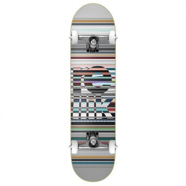 RELLIK STRIPES SERIES COMPLETE SKATE WHITE 7.875
