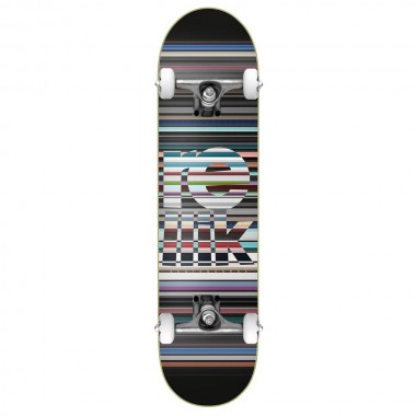 RELLIK STRIPES SERIES COMPLETE SKATE BLACK 8.0