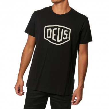 DEUS EX MACHINA SHIELD TEE BLACK