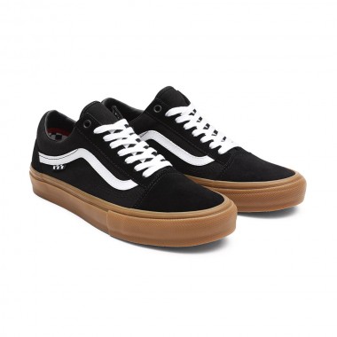 VANS SKATE OLD SKOOL SHOES BLACK/GUM
