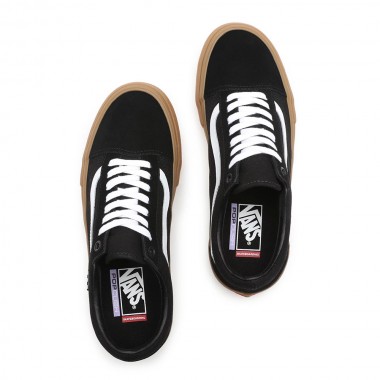 VANS SKATE OLD SKOOL SHOES BLACK/GUM