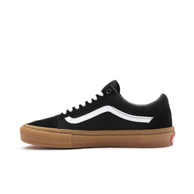 VANS SKATE OLD SKOOL SHOES BLACK/GUM