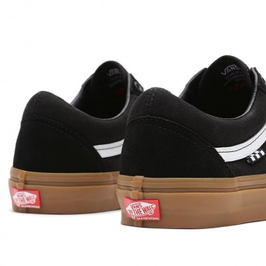 VANS SKATE OLD SKOOL SHOES BLACK/GUM