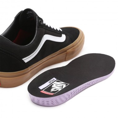 VANS SKATE OLD SKOOL SHOES BLACK/GUM