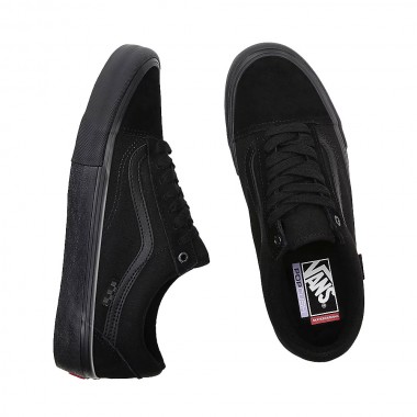 VANS SKATE OLD SKOOL SHOES BLACK/BLACK