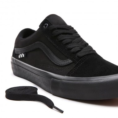 VANS SKATE OLD SKOOL SHOES BLACK/BLACK