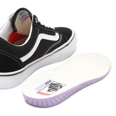 VANS SKATE OLD SKOOL SHOES BLACK/WHITE