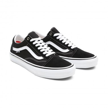 VANS SKATE OLD SKOOL SHOES BLACK/WHITE