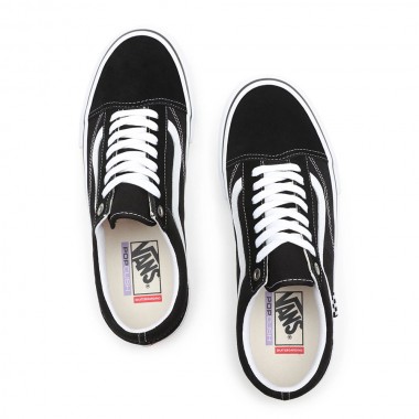 VANS SKATE OLD SKOOL SHOES BLACK/WHITE