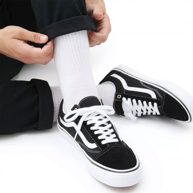 VANS SKATE OLD SKOOL SHOES BLACK/WHITE