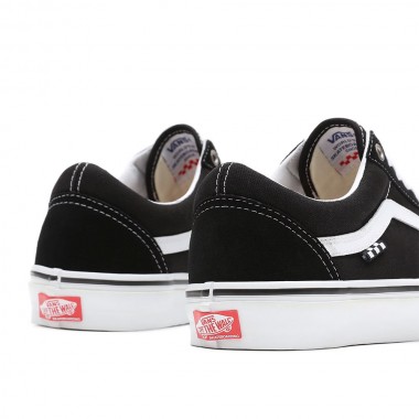 VANS SKATE OLD SKOOL SHOES BLACK/WHITE