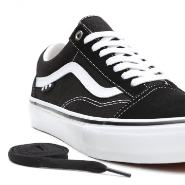 VANS SKATE OLD SKOOL SHOES BLACK/WHITE