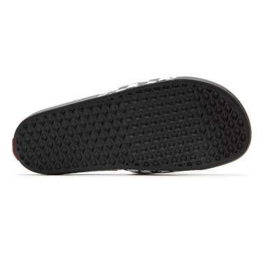 VANS LA COSTA SLIDE-ON SLIDES (CHECKERBOARD) TRUWHT/BLACK