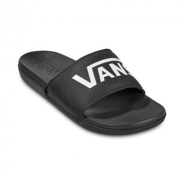 VANS LA COSTA SLIDE-ON SLIDES BLACK
