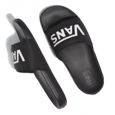 VANS LA COSTA SLIDE-ON SLIDES BLACK